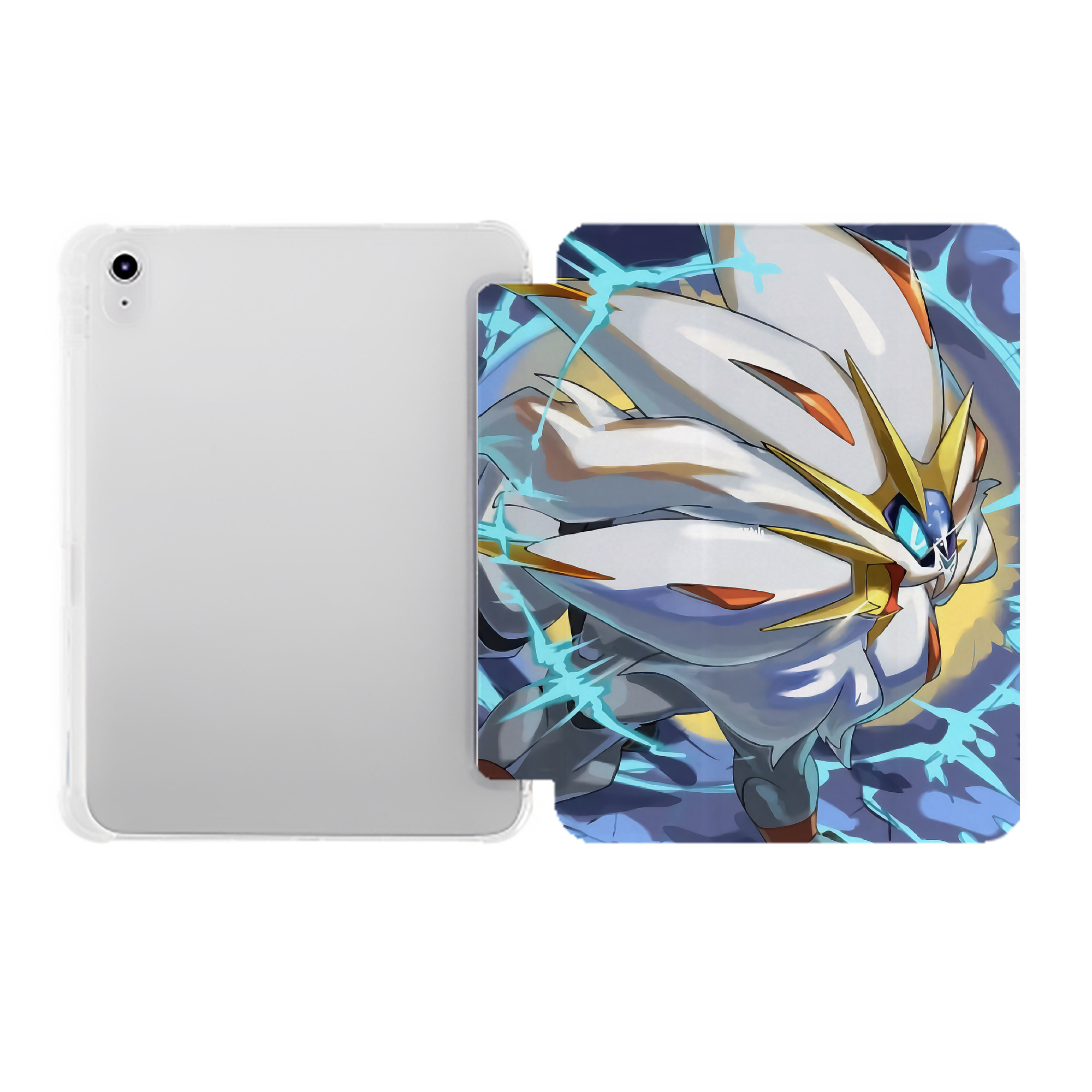 （画像用） ポケットモンスター Pokémon IPad ケース ペン収納付き 三つ折りスタンド PUレザー×シリコン 対応機種9.5/10.5/10.9インチ